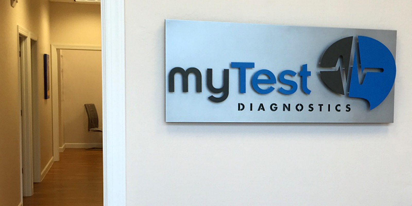 MyTestDiagonstics custommedical office sign