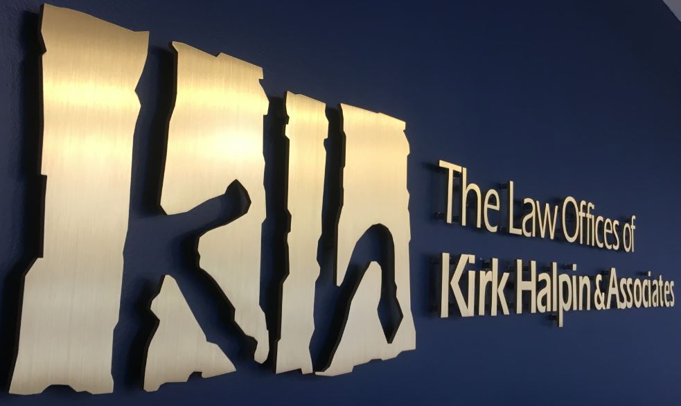 Kirk Halpin & Assoc Copper Sign