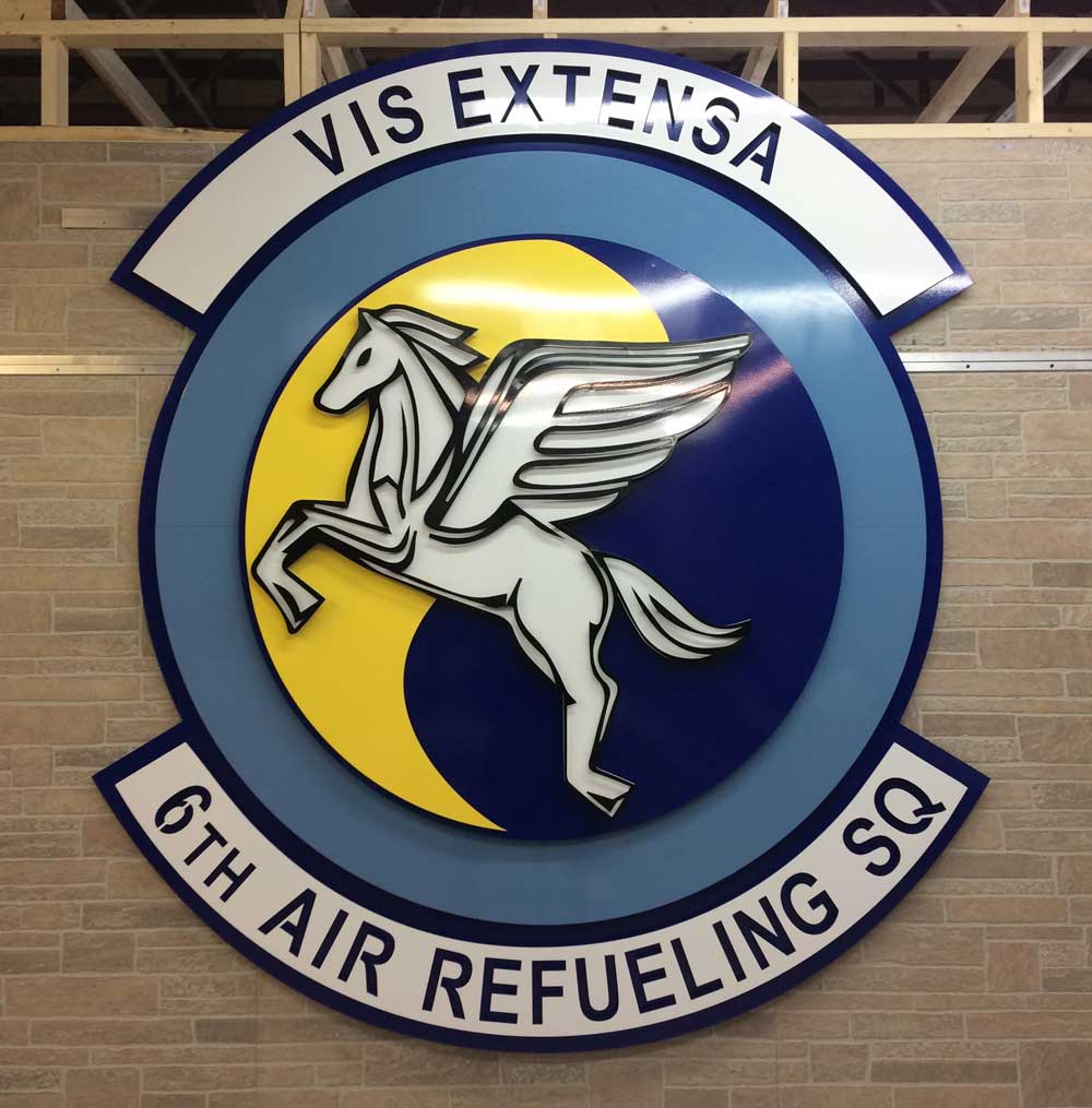 custom sign for the vis extensa custom made military sign